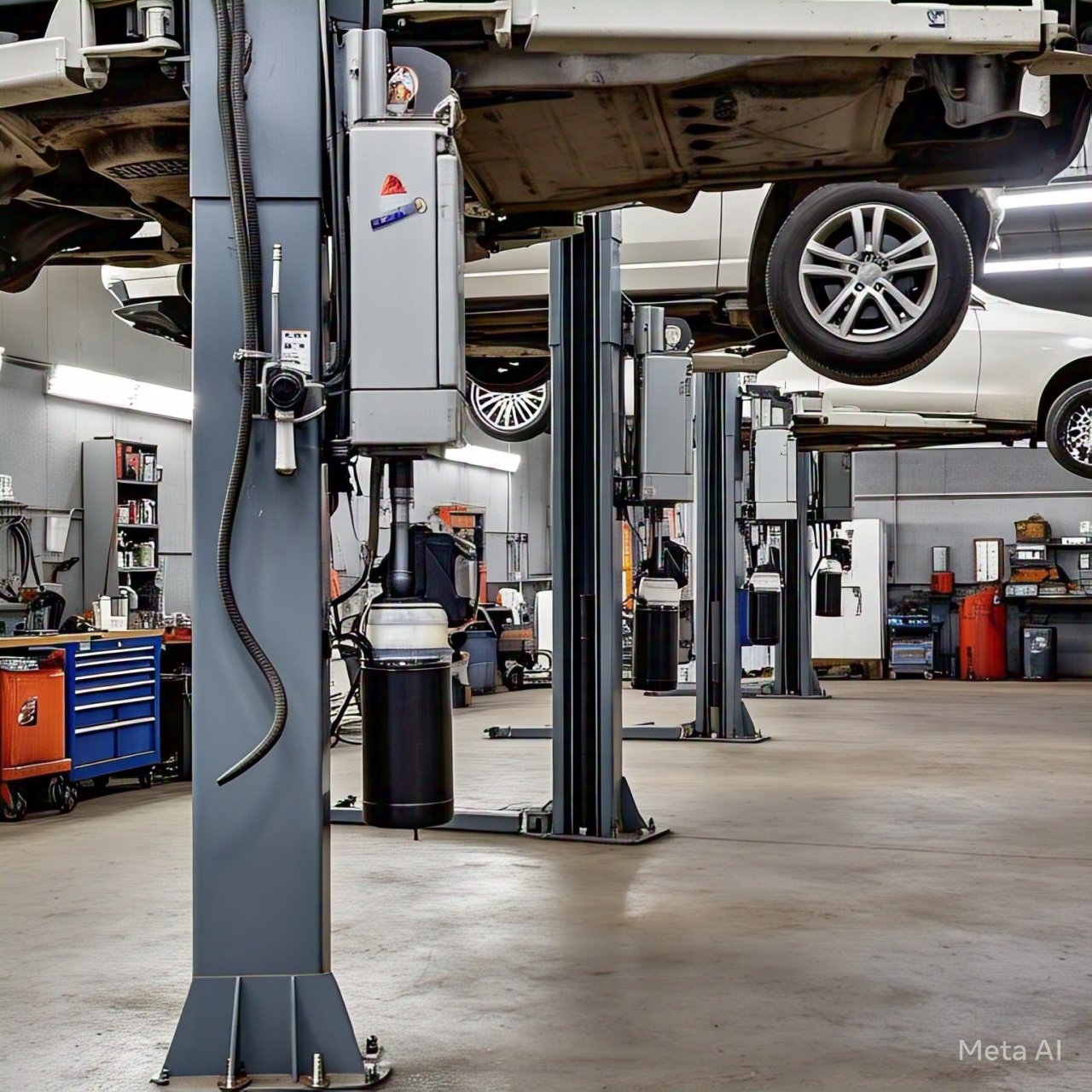 Elevador hidráulico para autos