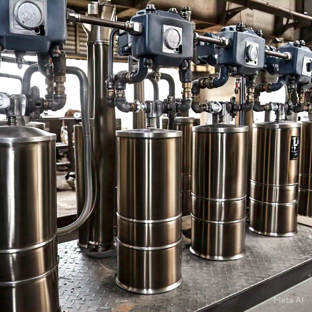 Cilindro neumático industrial